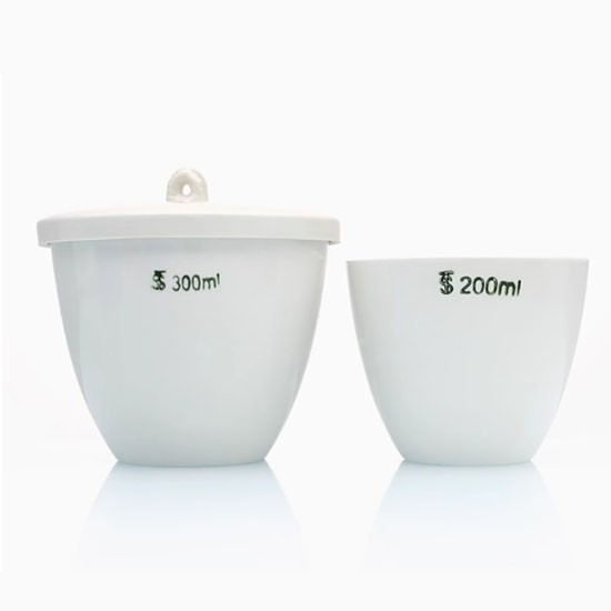 MEDIUM WALL PORCELAIN CRUCIBLE