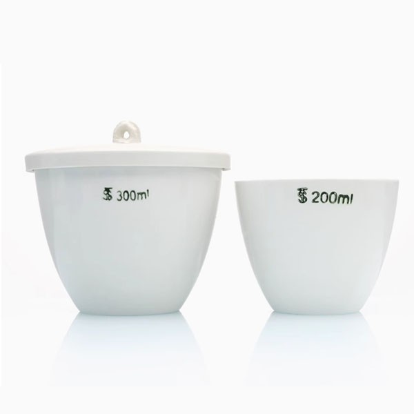 LOW WALL PORCELAIN CRUCIBLE