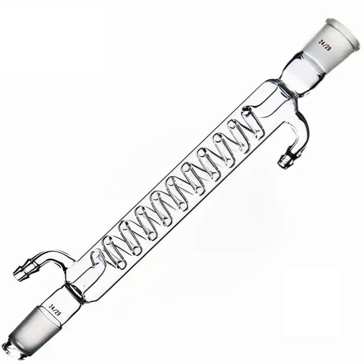 CONDENSER with coiled inner tube，Standard ground mouth
