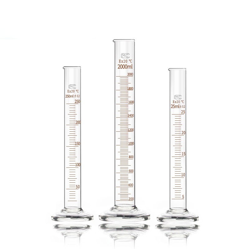 MEASURING CYLINDER with spout