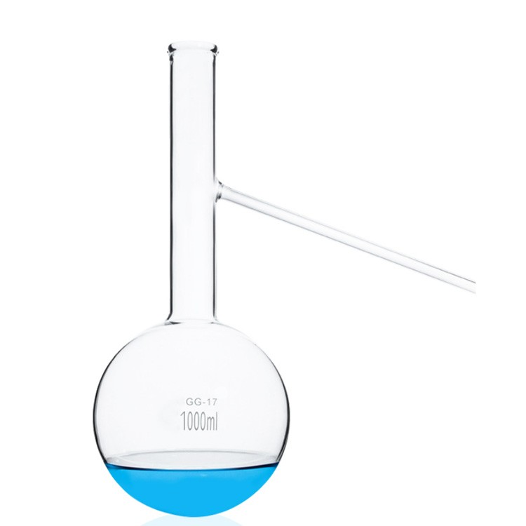 DISTILLING FLASK with side tube