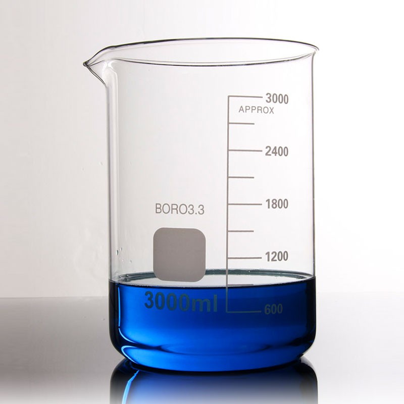BEAKER tall form with spout and graduations